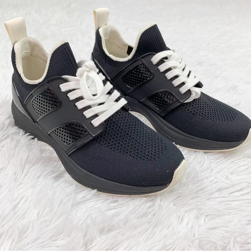 Tory Burch T Sock Runner Sneakers in black‎